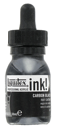 Liquitex Acrylic Ink Carbon Black 150mL – Melbourne Artists' Supplies