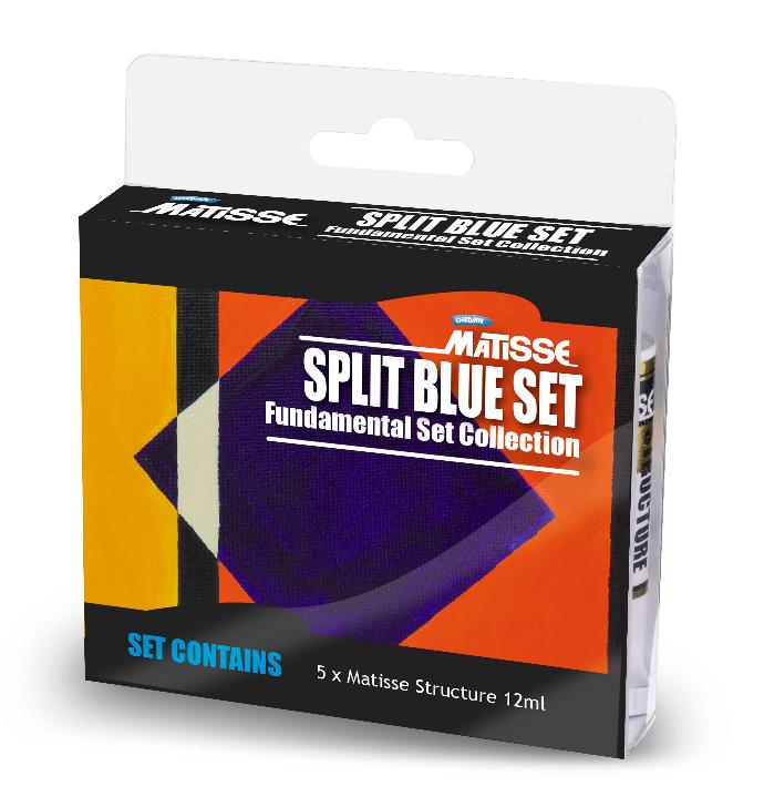 STRUCTURE SPLIT BLUE COMP. FUNDAMENTAL MINI SET 5x12ML – Art Materials