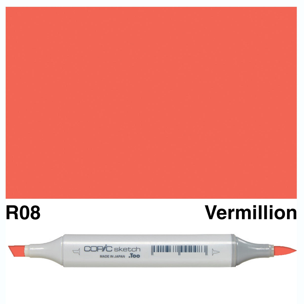 Copic Sketch R08-Vermillion – Art Materials